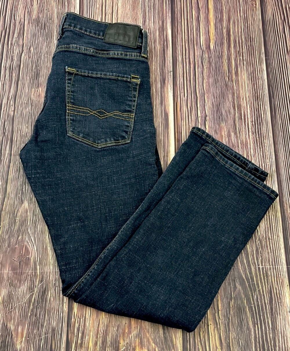 Levis Denizen 232 Slim Straight Jeans Dark Wash Mens Size 30x30 (Actual 30x29)